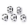 Tibetan Style Alloy European Beads LS-TIBE-S319-125AS-RS-2