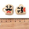 Father's Day Silicone Beads SIL-D014-03C-3