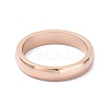 4mm Polished Plain Dome Finger Ring for Girl Women RJEW-C012-06E-RG-2