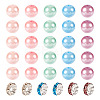 Glass Pearl & Glass Rhinestone Spacer Beads Making Findings Kits DIY-TA0010-41-2