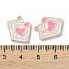 Alloy Enamel Pendants ENAM-O001-11N-G-3