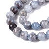 Natural Quartz Beads Strands G-N363-8mm-01-4