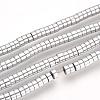 Electroplate Non-magnetic Synthetic Hematite Beads Spacers Strands G-Q486-73I-1