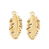 Ion Plating(IP) 304 Stainless Steel Pendants STAS-T063-191G-2