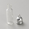 Clear Glass Wish Bottle Pendants FIND-WH0432-82C-P-2