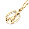 Colorful Cubic Zirconia Constellation Pendant Necklace NJEW-H166-01G-3