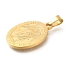 304 Stainless Steel Pendants LS-STAS-K394-04G-04-2