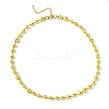 Ion Plating(IP) 304 Stainless Steel Bead Necklaces NJEW-C053-01G-1