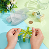 Transparent PET Tea Storage Boxes CON-WH0106-08B-3