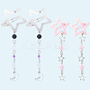 2Pcs 2 Styles Star Iron & Plastic Snap Hair Clips PHAR-CP0001-29-7