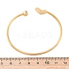 201 Stainless Steel Enamel Cuff Bangles for Women BJEW-F492-01G-01-2