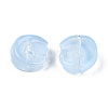 Transparent Spray Painted Glass Beads GLAA-N035-036-C11-1