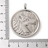 Non-Tarnish 304 Stainless Steel Pendants STAS-C086-06D-P-3