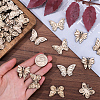 200Pcs Laser Cut Wood Shapes WOOD-SC0001-75-3