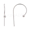 925 Sterling Silver Earring Hooks STER-T002-167S-3