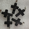 Natural Lava Rock Pendants LS-G-PW0006-02P-18-1
