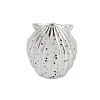 304 Stainless Steel Shell Shape Open Cuff Ring for Women RJEW-Z037-01P-2