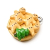 Christmas Opaque Resin Pendants CRES-D314-02P-03-2