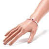 Resin Evil Eye & Acrylic Beaded Stretch Bracelet for Women BJEW-JB08609-01-3