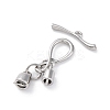 Brass Toggle Clasps KK-Z084-13P-3