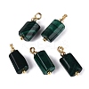 Synthetic Malachite Pendants GG-N004-01G-05-1