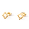 201 Stainless Steel Stud Earring Findings with Hole EJEW-A071-27G-1