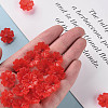 Transparent Frosted Acrylic Bead Caps MACR-S371-04A-712-5