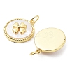 Rack Plating Brass Pendants X-KK-B076-05G-02-2