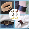 180Pcs 6 Colors Rectangle Brass Belt Loop Fastener KK-CY0001-11-5