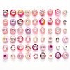 Acrylic & Resin & Polymer Clay Rhinestone European Beads FPDL-NB0001-02A-1
