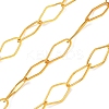 Rack Plating Brass Rhombus Link Chains CHC-N009-04G-1