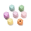 Printed Wood Beads WOOD-Z006-01B-1
