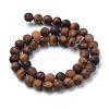 Natural Tiger Eye Round Bead Strands G-T055-4mm-04-2