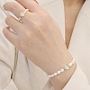 20Pcs Drawbench Style Natural Freshwater Shell Beads SHEL-CJ0001-32-6