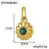 304 Stainless Steel Rhinestone Charms STAS-OY003-87G-6