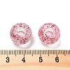 Transparent Acrylic European Beads TACR-P009-A01-06-3