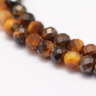 Natural Tiger Eye Beads Strands G-F460-61-1