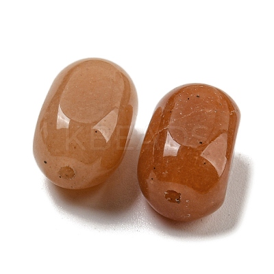 Natural Red Aventurine Beads G-B070-14-1