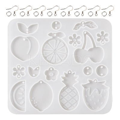 DIY Fruit Theme Earring Jewelry Kits DIY-TA0010-52-1