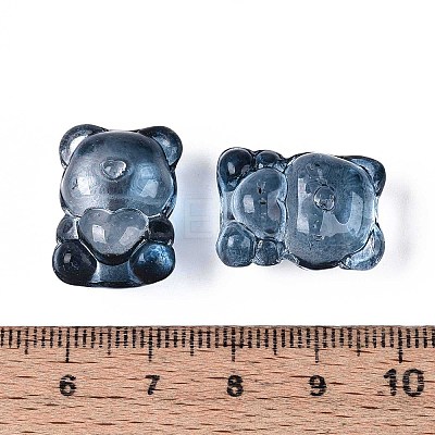 Baking Paint Transparent Glass Beads DGLA-N018-02A-1