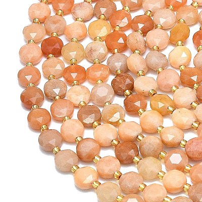 Natural Red Aventurine Beads Strands G-C116-A69-02-1