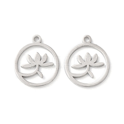 304 Stainless Steel Charms STAS-D202-05P-1
