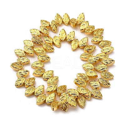 Electroplate Glass Beads Strands EGLA-H109-10-1
