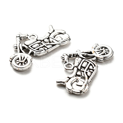 Tibetan Style Zinc Alloy Motorcycle Pendants TIBEP-SZ0001-12-1