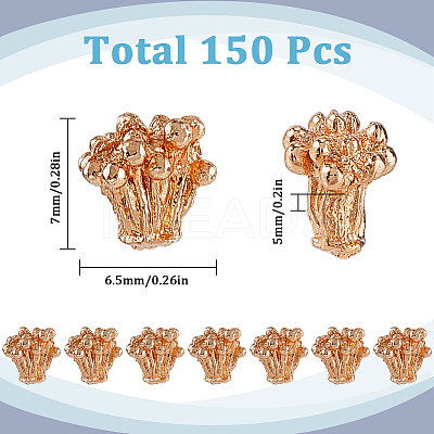 150Pcs Alloy Cabochons FIND-SC0013-25KCG-1