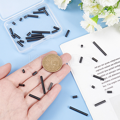 36Pcs 6 Styles 304 Stainless Steel Tube Beads STAS-AR0001-65-1