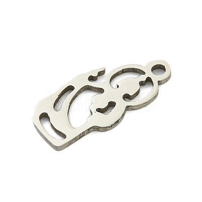 Non-Tarnish 201 Stainless Steel Pendants STAS-M015-04P-1