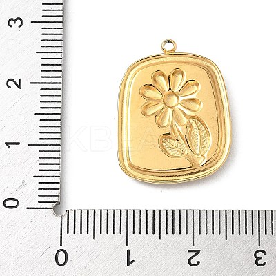 304 Stainless Steel Epoxy Resin with Natural Shell and Sequins Inside Pendants STAS-L026-17G-P04-1