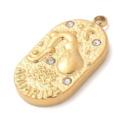 304 Stainless Steel Pendants LS-STAS-F349-03G-01-1