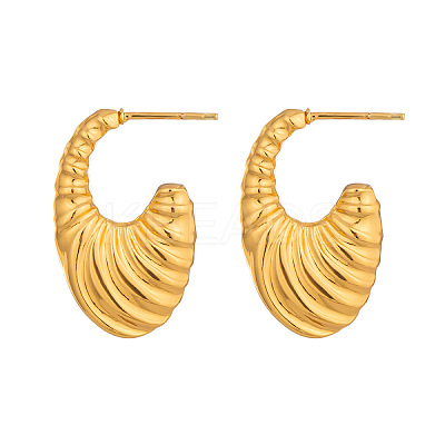 Geometric 304 Stainless Steel Stud Earrings for Women YH9196-1